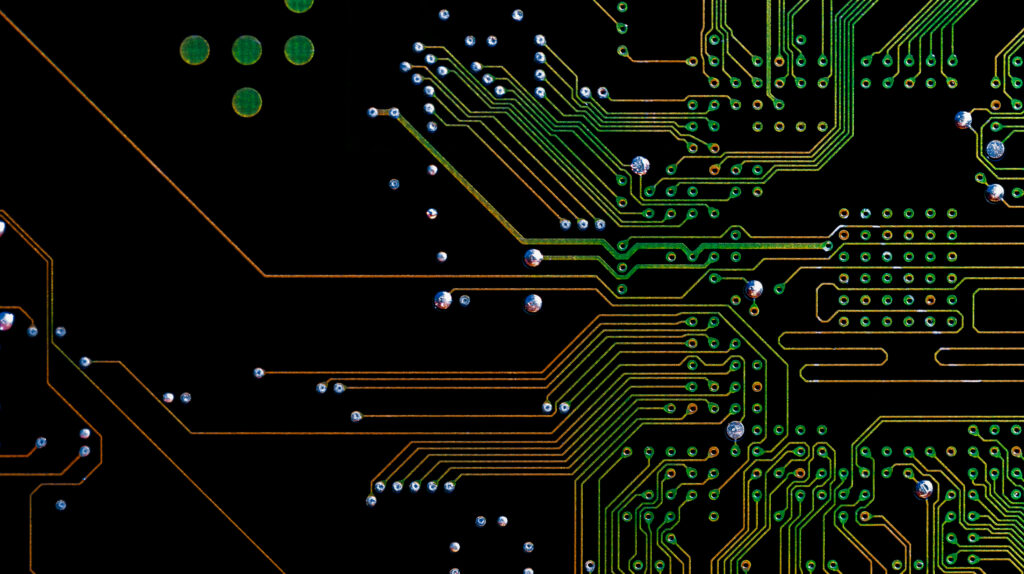 Background With Printed Circuit Board Concept Modern Technologies 1
