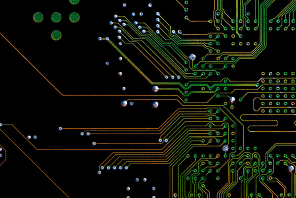 Background With Printed Circuit Board Concept Modern Technologies 1